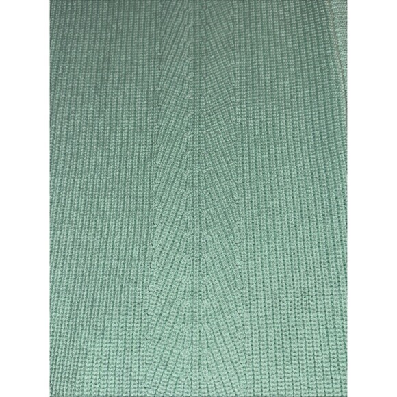 J. Jill Mint Green Cardigan Sweater Open Front MEDIUM TALL Longer Cotton EUC - Picture 10 of 14